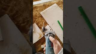 CUTTING CEMENT BOARD WITH GRINDER