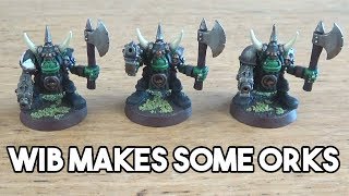 Wib Makes Some 2nd Edition Ork Boyz