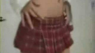 Girl gets caught on webcam by her dad!