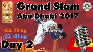 Judo Grand-Slam Abu Dhabi 2017: Day 2