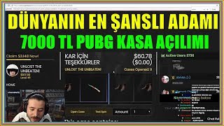 UNLOST ÇILDIRMIŞ! PUBG KASASINA 7000 LİRA HARCIYOR (7000tl PUBG KASA AÇILIMI)