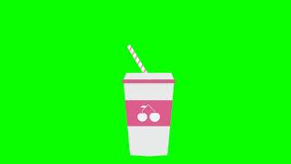 Drink/напиток: футаж на хромакее для видеомонтажа