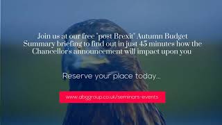 Autumn Budget 2019 - the Post Brexit one!