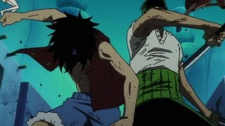 amv one piece zoro vs luffy