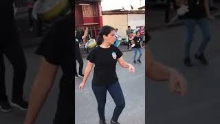 Banda Tiraneña en ensayo diablada madre reina del Carmelo iquique