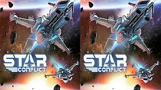 3D VR video Star Conflict  3D SBS VR box google cardboard