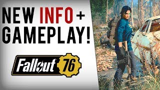 FALLOUT 76 HUGE INFO! New Gameplay, VATS, Modding, Bounties, Perk Cards, Leveling Up & More!