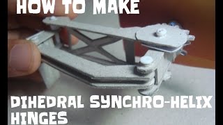 How to make Koenigsegg's Dihedral synchro-helical hinges.
