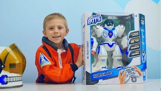 ИГРУШКИ РОБОТЫ для Детей  БОЛЬШОЙ Умный Робот и Робот Исследователь с Робопсом