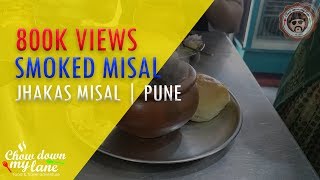 WORLD Famous SMOKED MISAL || Jhakas Misal || Street Food Pune