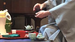お正月のお席 煎茶道 黄檗売茶流 中井霜仙