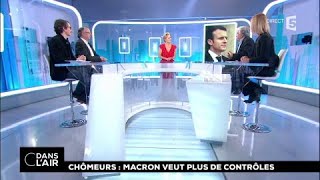 Chômeurs : Macron veut plus de contrôles #cdanslair 27.12.2017