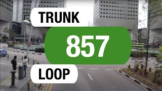Singapore SMRT Buses Trunk Bus 857 Hyperlapse
