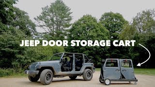 Jeep Door Storage Cart // EASY DIY