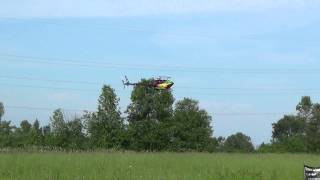 Kevin St-Cyr 12 ans, 28 juin 2014, T-Rex 700E DFC Club Crash