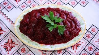 Хрен со свеклой рецепт хрена Бурачки з хроном Как приготовить хрен Хреновина Хрін з буряком