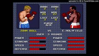 Evander Holyfield Real Deal Boxing Genesis Select Screen
