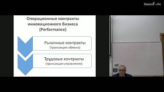 Перехватов В.В.- Инновационный бизнес - 6. Институциональные соглашения инновационного бизнеса
