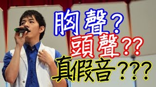 《歌唱教本》(4) - 什麼是真假音與頭胸聲/混聲區/聲帶/聲門