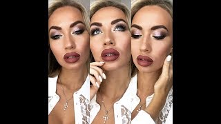 МАКИЯЖ 2018,КАК СДЕЛАТЬ ЯРКИЕ ГУБЫ