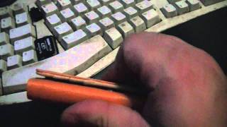 Epic Touch - Orange Leather Slip/Wallet Case