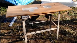 Простейший циркулярно-фрезерный стол своими руками.