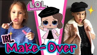 LOL Surprise Doll "POSH" Makeover - IRL - In Real Life - Miss Scarlett Noelle - Age 6