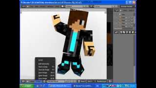 Как да си направим картинка със нашия Minecraft скин във Blender