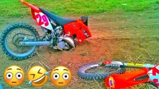 KTM Snaps In Half!