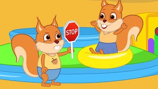 Famille d'Écureuil - Monter Le Cercle Arc-en-ciel Vidéos Animé 2020 en Français 13+