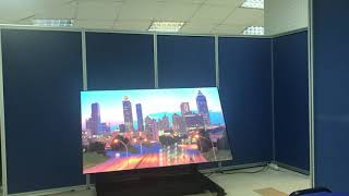Напольная моторизированная стойка для видеопанели
