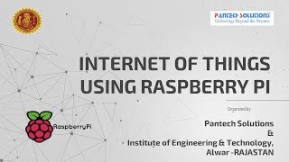 Internet of Things using Raspberry Pi - Hosted by Pantech & IET Alwar