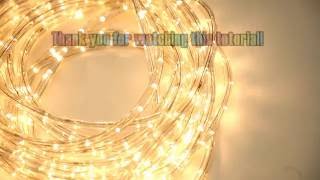 WYZworks LED Rope Light Cut and Splice Tutorial