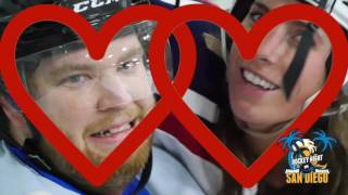 Celly Love Husband and Wife Celebrate Goal on Bench