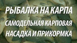 ЛОВЛЯ КАРПА. САМОДЕЛЬНАЯ ПРИКОРМКА ДЛЯ КАРПА И НАСАДКА