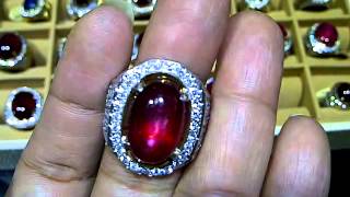 CINCIN BATU NATURAL RUBY CORUNDUM CODE: 2536