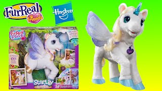 FUREAL FRIENDS STARLILY MAGICAL UNICORN CUTE PET CHRISTMAS 2015 #1 TOYS VIDEO REVIEW