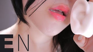 ASMR Up Close Ear to Ear Tickling Trigger Words???? (English, Far to Close, Fast)