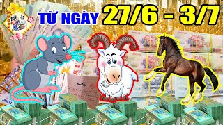 Thần Tài Cho Lộc, 3 Tuổi Này Trúng Số Liên Tục, Tiền Về Chật Két, Giàu Có Nhất Làng