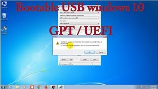 Cara Membuat Bootable USB windows 10 GPT / UEFI Dengan Rufus