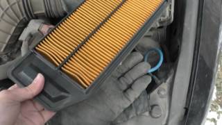 Замена воздушного фильтра Honda Accord 7