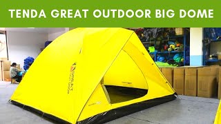 Cara Mudah Mendirikan tenda great outdoor GO big dome