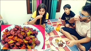 Dinner Time #SwatiBhambra Soya Chilli Recipe in Hindi #MisterBagga #Aarav