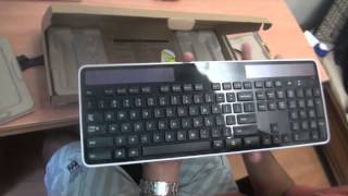 Logitech Wireless Solar Keyboard K750 (UNBOXING AND SPECS)