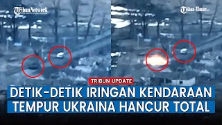 Deretan Kendaraan Militer Ukraina Hancur Total Dihantam Angkatan Bersenjata Rusia