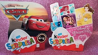 Apriamo Kinder sorpresa.. Disney princess e Cars