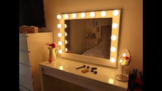 $45 Vanity Mirror | DIY Dorm Decor