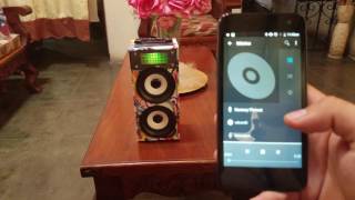 Bocina portatil Bluetooth potente! 5w 3" *2 modelo B03022T