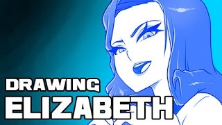 SPEED DRAWING DETAILED SKETCH ELIZABETH BAS
