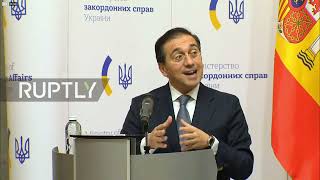 Ukraine: Time for diplomacy between Kiev and Moscow, Spanish FM says